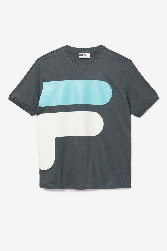 Fila T-Shirt Herre Blå Corp SJA-725134